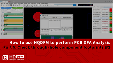 Check through-hole component footprints #2